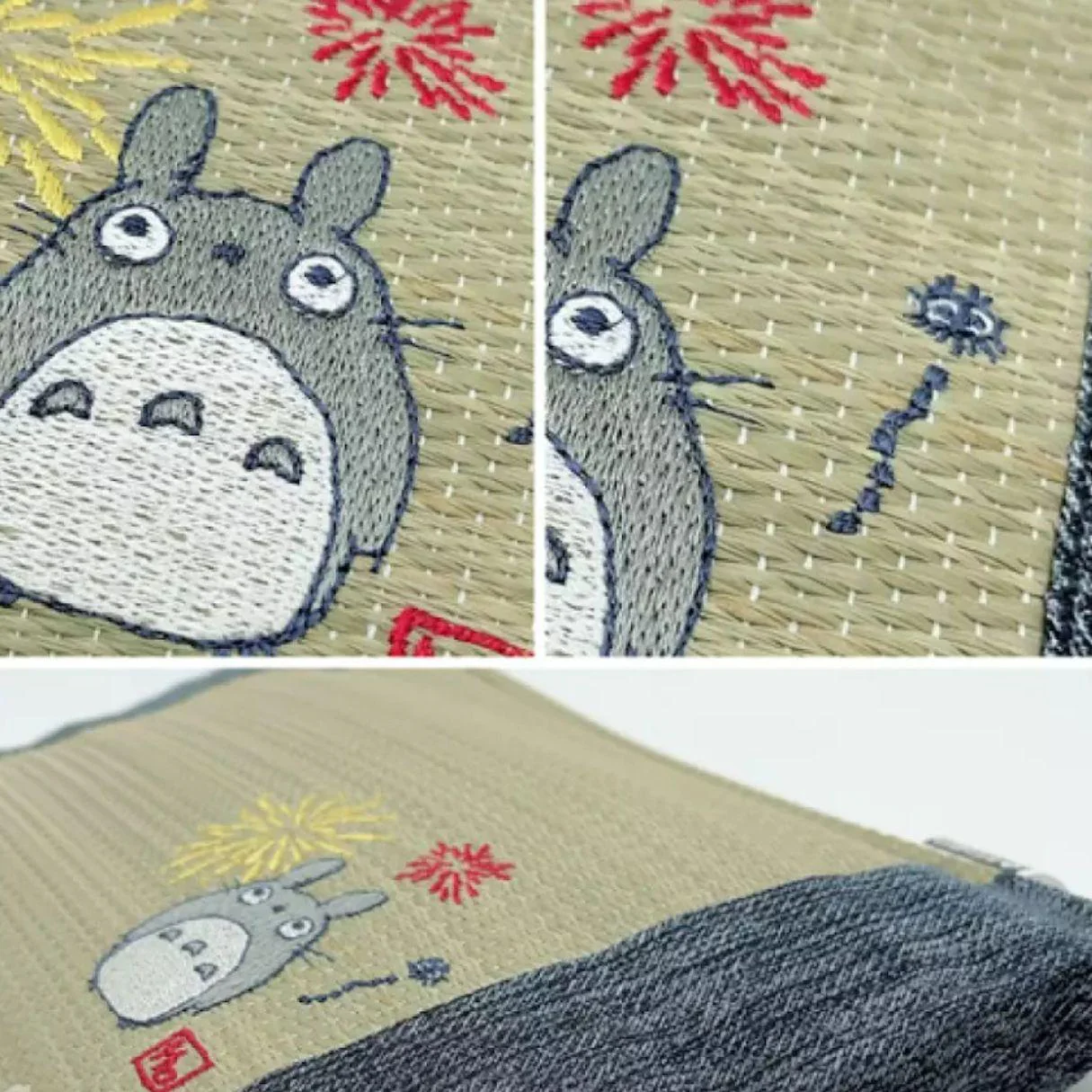 Ikehiko Igusa Tatami Mini Flat Pillow My Neighbor Totoro 20x30cm - Image 6